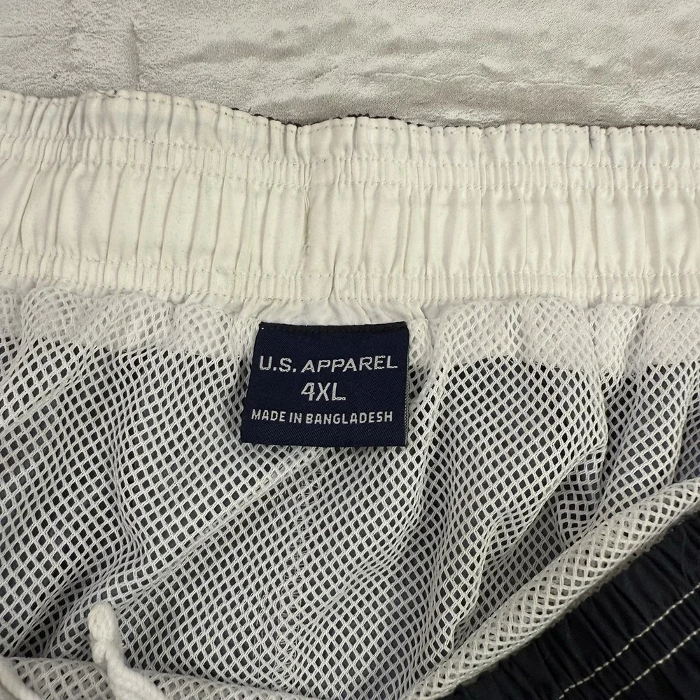 Men's U.S. Apparel Swim‎ Shorts Board Shorts Navy Blue/White 